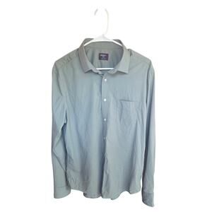 UNTUCKit Shirt Men Large Olive Green Gironde Button Down Performance Large Slim